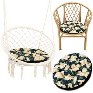 Hängstolsdyna 60 cm utomhusstolsdyna papasan stol sittdyna trädgårdsmöbler klädsel hängkorg sittdyna tjocka sittdynor för rottingmöbler och trädgårdss