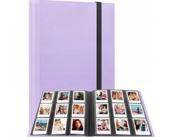 LoveInstant Photo Album 360 Photos For Fujifilm Instax Mini/Xiaomi/Polaroid/Canon/Hp/Kodak/Purple