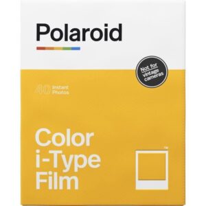 Paket med 40 i-Type POLAROID instant färgfilmer - ASA 640 - 10 min framkallning - vit ram