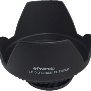 Polaroid Lens Hood Screw-On 52mm, 5,2 cm, Petal, Svart, 51 g