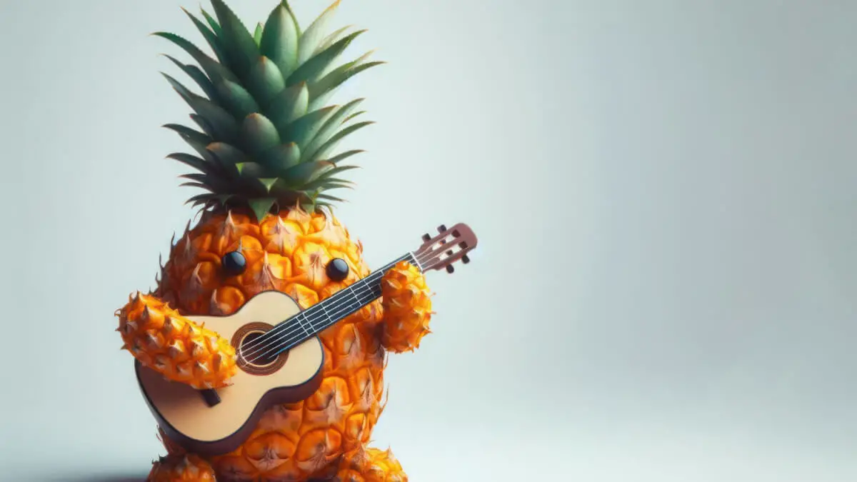 Frukter och bär i musikens värld illustration