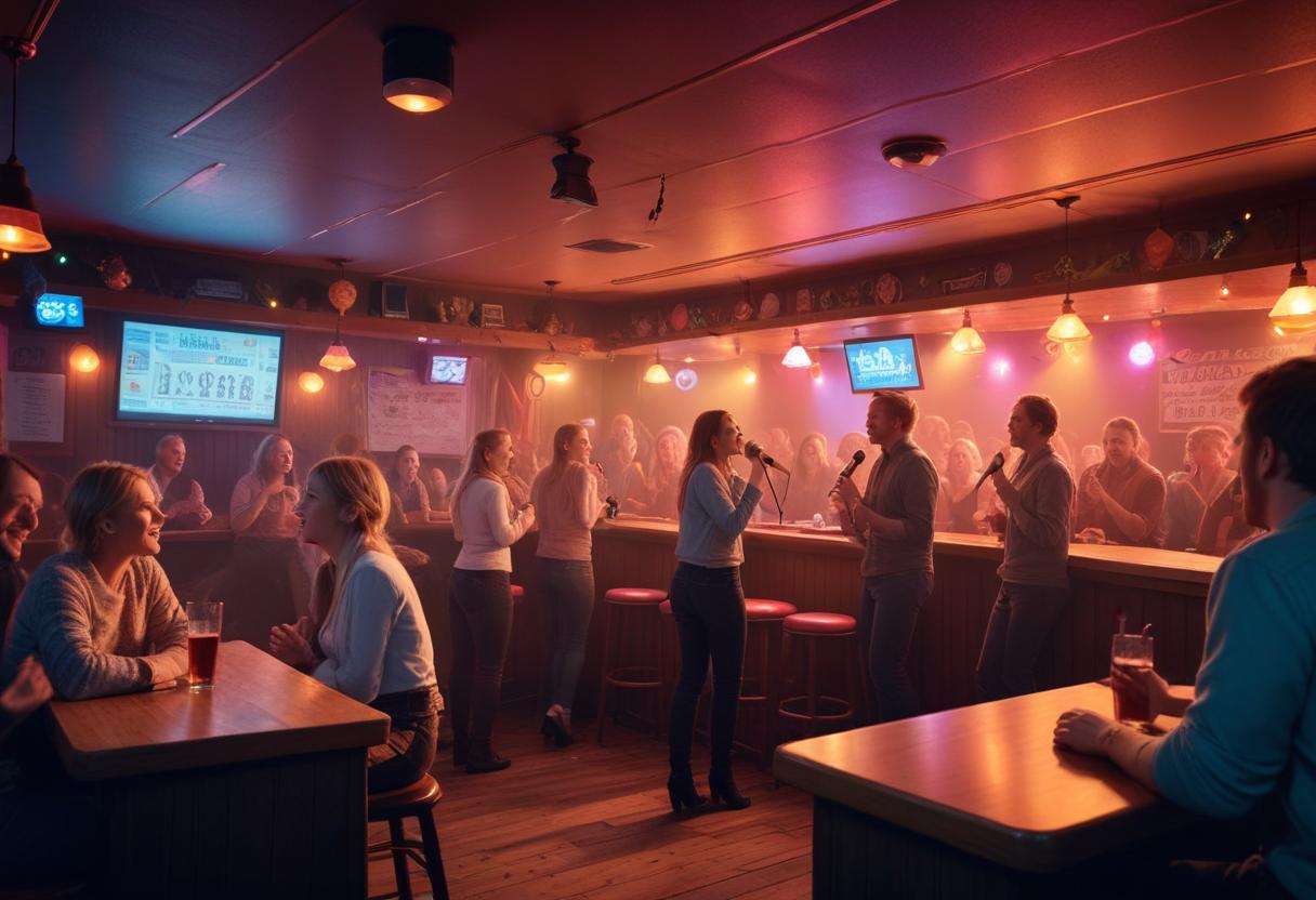 Norsk karaoke – sjung dig glad med vännerna! illustration