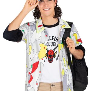 FUNIDELIA Maskeraddräkt Dustin Stranger Things 4 - Officiell Netflix för herr