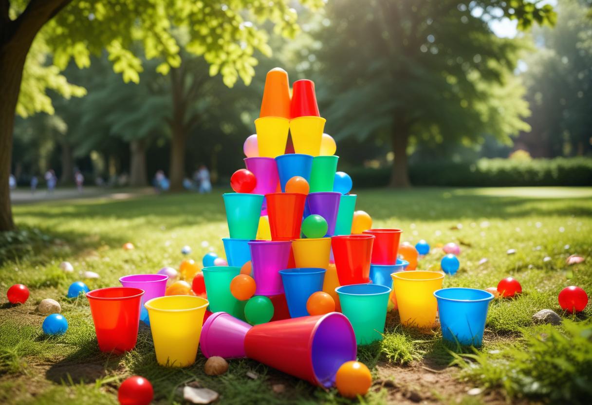 Roliga 5 kamp lekar för din nästa fest! illustration