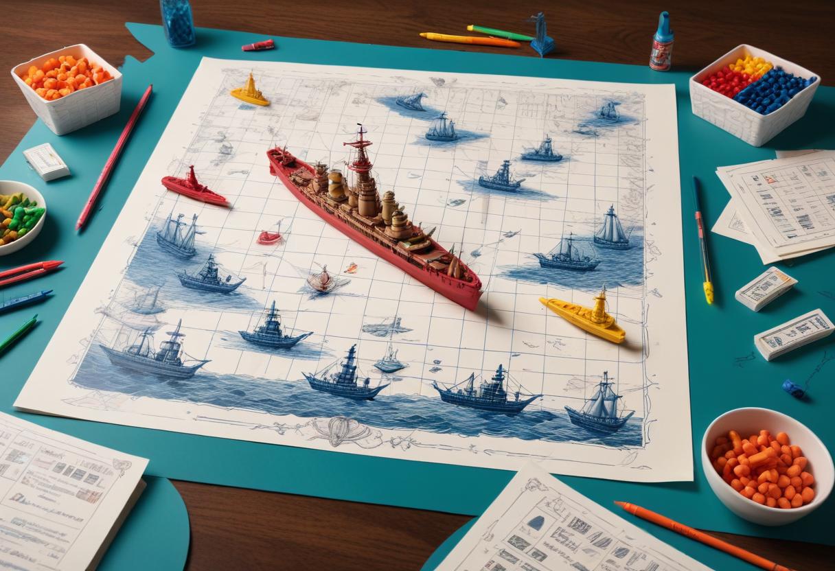 Sänka skepp på papper – så här gör du! illustration