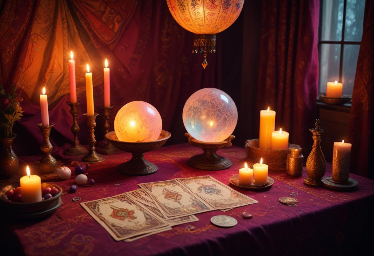 Spådomar och skoj – lek för spådam! illustration