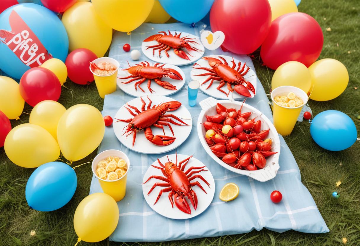 Roliga lekar för en oförglömlig kräftskiva illustration